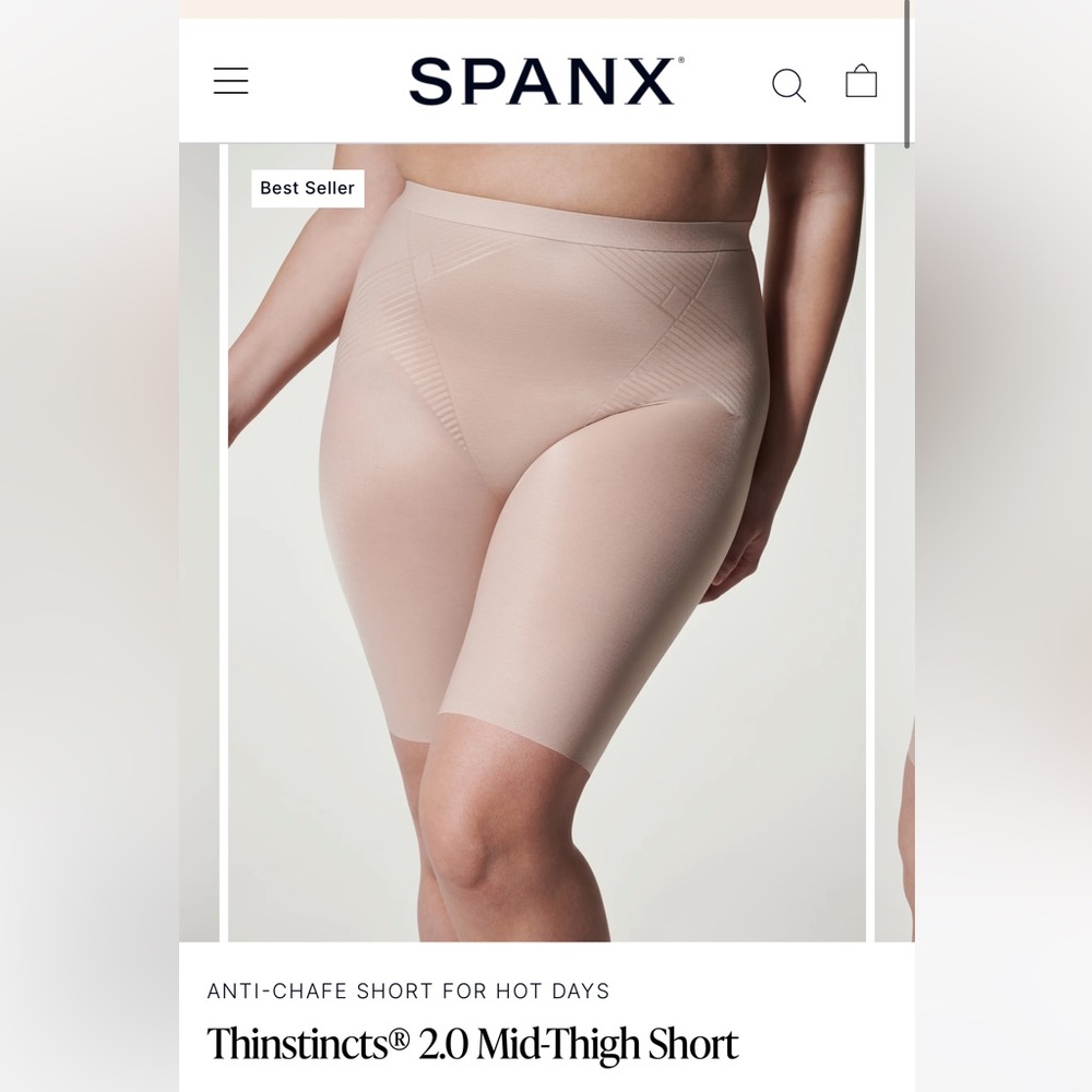 Spanx Thinstincts 2.0 Mid-Thigh Short